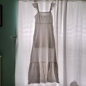White eyelet dress